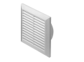 OSŁONA WENTYLACYJNA 14x14 TUS. 125 (W) BIAŁY T83 AWENTA #1