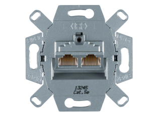 GNIAZDO PRZYŁĄCZENIOWE B.KWADRAT UAE 8/8-BIEGUNOWE KAT.5E MECHANIZM 534555 BERKER HAGER
