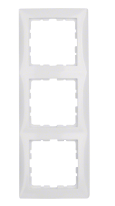 RAMKA 3-KROTNA B.KWADRAT PIONOWA BIAŁY 5310138989 BERKER HAGER