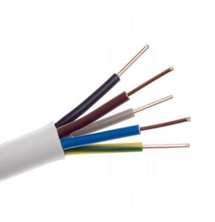 PRZEWÓD INSTALACYJNY YDY 5x2,5mm2 450/750V 200mb mb