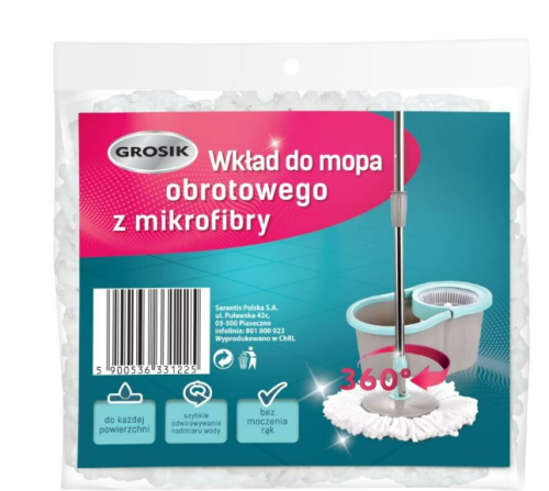 KOŃCÓWKA DO MOPA OBROTOWEGO 360° 8571032038 GROSIK SARANTIS