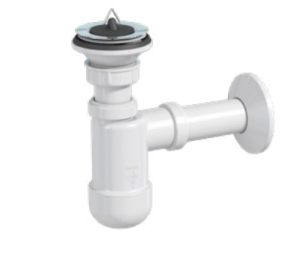 SYFON UMYWALKOWY PRELOC BASIC 32mm Z SITKIEM I KORKIEM BIAŁY 1715006 PREVEX