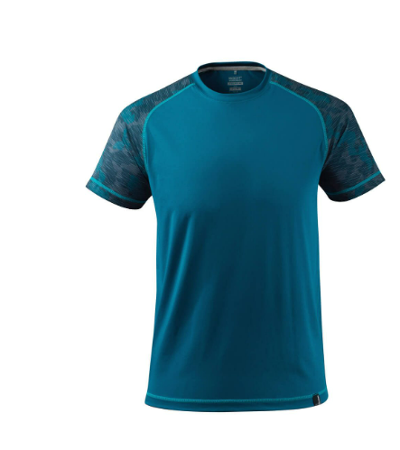 KOSZULKA ROBOCZA T-SHIRT KRÓTKI RĘKAW PREMIUM rozm.3XL PETROLOWY 17482-944-44 MASCOT