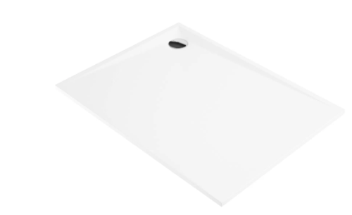 BRODZIK PROSTOKĄTNY KERRIA PLUS 120x90x3cm BIAŁY KTS_043B DEANTE