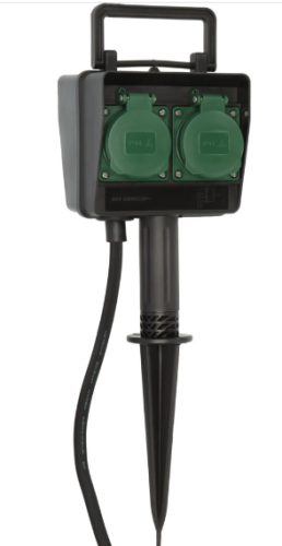 GNIAZDO OGRODOWE Z GROTEM ZIEMNYM 4GN 230V 1,5mb 1154444 BRENNENSTUHL