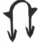 KLIPSY DO MOCOWANIA RUR 45mm PLASTIKOWE opak.100szt F-693259 TIA