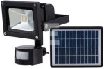 NAŚWIETLACZ REFLEKTOR LED 9W 5000K IP44 CZUJNIK RUCHU + PANEL SOLARNY CZARNY VO1875 VOLTENO