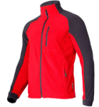 BLUZA ROBOCZA POLAROWA Z ZAMKIEM rozm.2XL CZERWONO-CZARNY LPBP12XL LAHTI PRO PROFIX